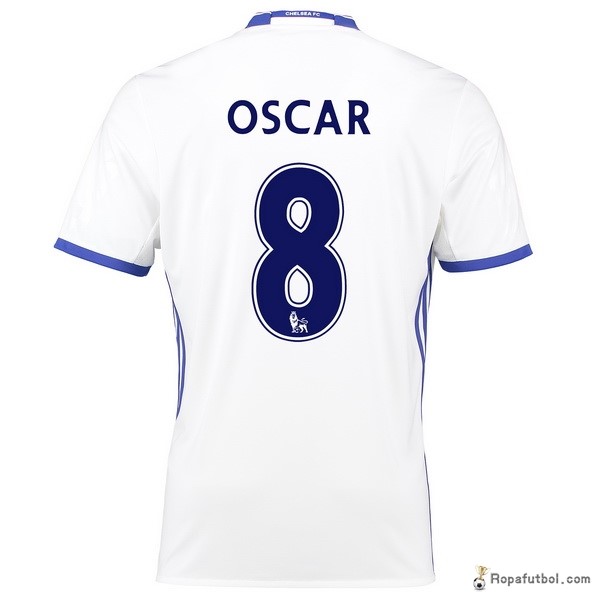 Camiseta Chelsea Replica Tercera Ropa Oscar 2016/17 Blanco